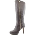 thumbnail image 3 of Vince Camuto Women's Emilian Dark Roast Knee-High Leather Boot - 9M, 3 of 5