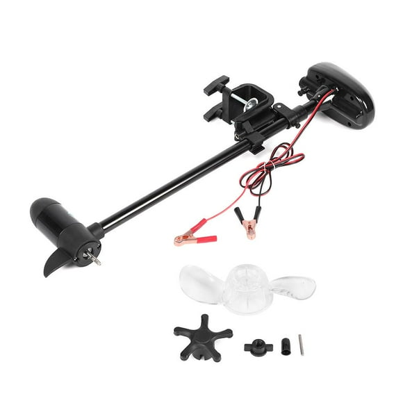 Sonew 12V 18lbs Brushed Multi-Gear Electric Mount Trolling Motor with Propeller for Inflatable Boat,Outboard Engine,Brush Trolling Motor