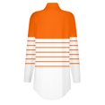 thumbnail image 5 of Topvent Tee Shirts For Women Fall Casual Long Sleeve Shirts Sweatshirt Stripe Printed High Neck Top Pullover, 5 of 5