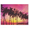 thumbnail image 2 of Row of Beautiful Palms under Magenta Sky - Art Mural Paysage Extra Large, 2 of 3