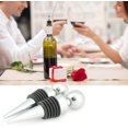 thumbnail image 5 of Bouchon de Bouteille de Vin, 2 Pcs Bouchon de Bouteille en Acier Inoxydable pour Collection de Vin Rouge Champagne Bière Économiseur Scelleur, 5 of 5