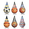 thumbnail image 2 of 1 Pce Sac Filet de Soccer Nylon Sac de Rangement Audacieux Ballon Unique Transport Équipement Portable Sports Extérieurs Soccer Basketball Volleyball Sac Jaune, 2 of 9