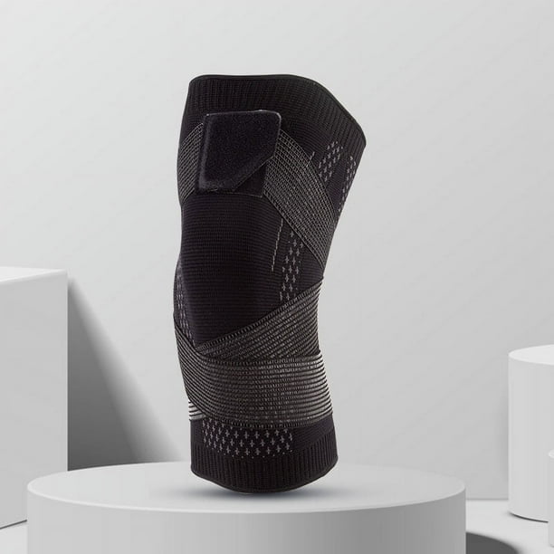 Correa de rodilla deportiva de nailon transpirable para baloncesto, fútbol, running y fitness. Cómoda.