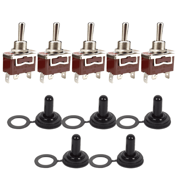 for Automotive Vehicles Heavy Duty Rocker Switch 3 Pin Toggle Switch 15A 250V Ac Without Screws