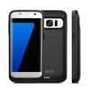 Galaxy S7 Battery Case, Alpatronix BX420 4500mAh Slim External Protective Removable Rechargeable Portable Charging Case for Samsung Galaxy S7 [S7 Charger Case / Android OS 6.0+ Support] - (Black)