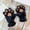 Black, variant on Animal Paw Design Gloves, Soft Plush Full Finger Gloves for Cold Weather, Non-Slip Grip Palm Gloves for Outdoor Activities, Winter Wear, Cosplay