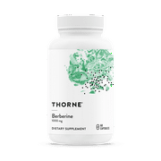 Thorne Berberine 1000 mg per Serving, Botanical Supplement, Support Heart Health, Immune System, Healthy GI, Cholesterol, Gluten-Free, Dairy-Free, 60 Capsules, 30 Servings