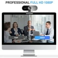 thumbnail image 3 of RONY 1080P HD Webcam with Microphone - Noise Reduction Streaming Computer Web Camera for Desktop Laptop PC - Autofocus USB Camera for Video Calling Zoom Meeting, 3 of 9