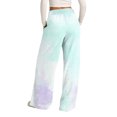thumbnail image 6 of QASIEATN Women's Tie Dye Casual Wide Leg Pants Loungewear Pocket Pants High Waisted Drawstring Sweatpants, 6 of 9