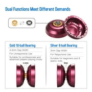 Yo Professional Yoyoball Aluminum Alloy Responsive Yoyoball With Unresponsive Bearing For Professionals Beginners