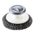 thumbnail image 2 of GUOOL 5xCast Iron Cleaner Kitchen Cleaning Brush for Pots Cookware Cast Iron Skillet Grey, 2 of 9