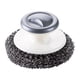 thumbnail image 1 of Depurador de acero inoxidable, limpiador de hierro fundido, bola de limpieza de sartenes reutilizable, limpiador de sartenes de hierro fundido multifu Gris, 1 of 8