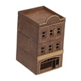 thumbnail image 2 of Arquitectura de madera 1/72 Rompecabezas 3D de madera Modelo de casa de madera Edificios Kits de bricolaje Estilo D, 2 of 8