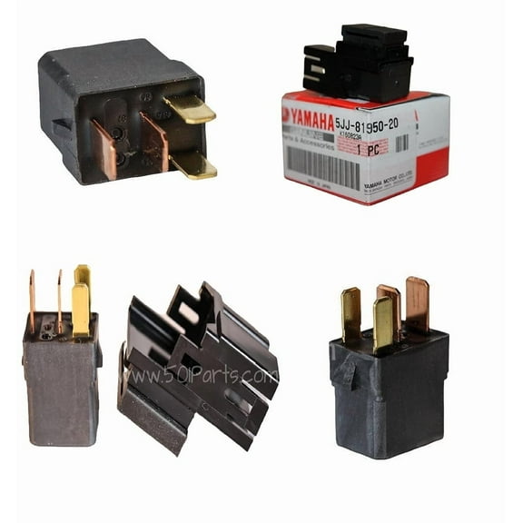 New 5JJ-81950-20-00 Relay- OEM Plug and Play Replacement for Yamaha Motorcycles YZF-R1/R6 | Road Star | FZ1 | FZ6 and More