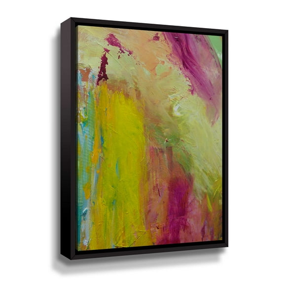 Artwall Falls, Gallery Wrapped Floater-framed Canvas by Allan Friedlander