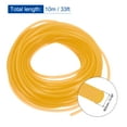 thumbnail image 2 of Uxcell 1Pcs Solid Rubber Cord Tubing 0.08" x 33ft Dark Yellow Rubber Tube for DIY Craft Beading Necklaces Bracelet, 2 of 5