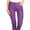 Purple, variant on Women's Cotton Blend Full Length Jeggings Stretchy Skinny Pants Jeans Leggings