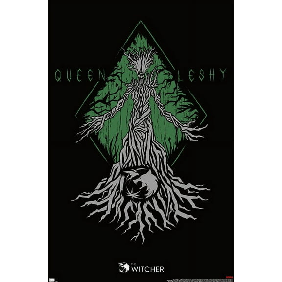 Netflix The Witcher Season 2 - Queen Leshy Green Wall Poster, 22.375" x 34"