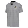 thumbnail image 2 of Men's Antigua Black/White New Orleans Saints Intersect Polo, 2 of 3