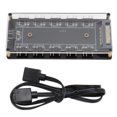 thumbnail image 2 of ARGB Hub, Plug and Play RGB Splitter Wide Compatibility Easy To Install 5V 3pin 10 Way  for Main Board, 2 of 7