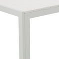 thumbnail image 2 of Theo 53 Inch Outdoor Bench, White Aluminum Frame, Plank Style Seat Surface- Saltoro Sherpi, 2 of 5