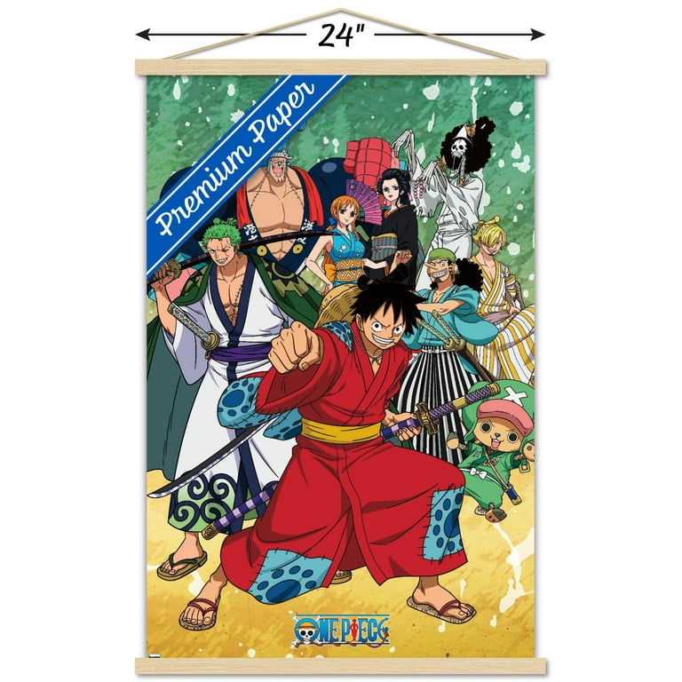 One Piece: Wano Country - Samurai Crew Wall Poster with Magnetic