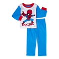 thumbnail image 2 of Marvel Little Boys' Toddler Amazing Spiderman 2 Piece Pajama Set (3T) Blue, 2 of 3