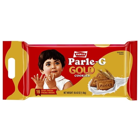 Parle-G Gold Cookies ( 16 x 3.52 oz ) ( Parle G ) 1.6 Kg