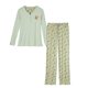 thumbnail image 1 of Atlas for Women - Juego de Pijama Floral Elegante para Mujer (Verde Pálido), 1 of 2