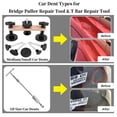 thumbnail image 2 of NEW Paintless Dent Repair Tools Golden Bridge Puller Dent Lifter Auto Body Repair Kits With Hot Melt Glue Gun For Car Hail Damage And Door Dings Repair, 2 of 9