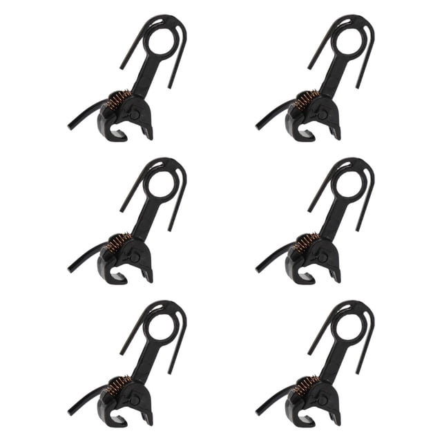 Acoplador de tren a escala HO, portátil, multiusos, profesional, universal, piezas de gancho 6 pcs