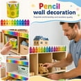 thumbnail image 2 of Colorful Classroom Border Sticker for Wall Decor with 312 Inch Crayon Design, Fun and Hobby Bathroom Wall Decor for Student, Great for Classroom Decorations and Home Decor, 2 of 6