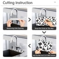 thumbnail image 5 of Yayeee Faucet Mat for Kitchen Sink 30" Diatomite Long Splash Guard Pad, Cow Spots, 2 Pack, 5 of 7
