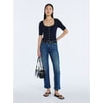 thumbnail image 2 of Scoop Women's Low Rise Slim Jeans, 30" Inseam, Sizes 0-20, 2 of 5