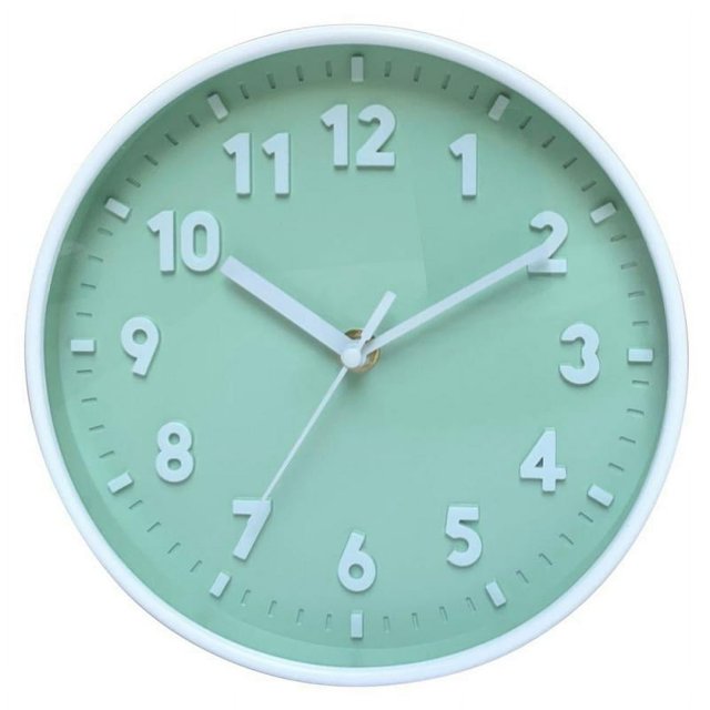 Modern Simple Wall Candy Color Clock Mute Living Room Clock Wall Mounted Clock For Home New Wall Clock Home Decoration Tools