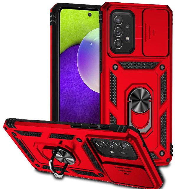 Estuche GANGXUN para Samsung Galaxy A73 5G, soporte giratorio 360°, estilo mecánico y magnético