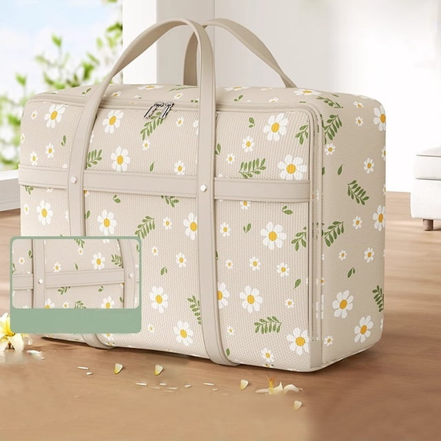 Sokhug Heavy Duty Moving Bags - Compression Comforter Storage Bag, Washable Large Blanket Storage Packing Totes with Zipper, Space Saving Containers for Pillow, Clothes, Bedding