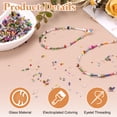 thumbnail image 3 of Uxcell 5000 Pcs Mixed Glass Seed Beads, 1.5-6mm Mini Loose Glass Bugle Spacer Bead Embroidery Beads for DIY Craft Projects Earrings Necklaces Bracelets Jewelry Making, Silver-White, 3 of 6
