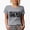 Heather Grey, variant on Don't Make Me Use My Teacher Voice, Groovy Retro Wavy Text Merch Gift, Heather Grey T-Shirt, Medium