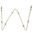 thumbnail image 1 of TISHITA 2x31" Eyeglass Neck Gold Metal Chain Cord Holder Rope Retainer Gold 2 Pcs, 1 of 7