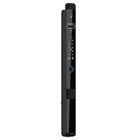 Smart Door Lock Electronic Lock 3D Face Unlock Key Fingerprint Unlock Sliding Door Lock ,Corrosion-Resistant