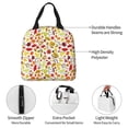 thumbnail image 3 of Yiaed Colorful Leaves Print Insulated Lunch Bag Reusable Cute Tote Lunch Box, Leakproof Cooler Lunch Bags for Work Office Travel School Picnic, 3 of 5