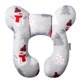 thumbnail image 1 of Almohada de viaje para bebé, almohada de apoyo para la cabeza y el cuello para el asiento del automóvil, cochecito, regalo de Navidad para bebé, muñeco de nieve, 1 of 4