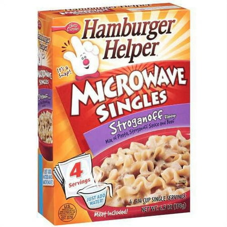 General Mills Hamburger Helper Microwave Singles, 6.3 oz