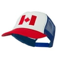 thumbnail image 2 of Canada Flag Embroidered Foam Mesh Back Cap - Red White Royal OSFM, 2 of 5