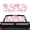 Pink Swirl Tie-Dye, variant on FUIALDOLG Wolf Forest Hunting Camo Rear Window Decals for Trucks - Back Window Decals Fit Most Pickup Trucks SUV, Back Window Decal for Car Personalized Decoration