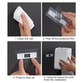 thumbnail image 4 of stanreset Paper Towel Dispenser Wall Mounted No-drilling Paper Towel Holder Bathroom Coreless Toilet Dispenser Garbage Bags Holder Home Paper Extraction Dispenser white, 4 of 6