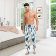 thumbnail image 7 of FREEAMG Sea Animals Pajama Pants for Men, Men's Separate Bottoms, Pure Cotton Comfortable Lounge Pants for Men（397）, 7 of 7