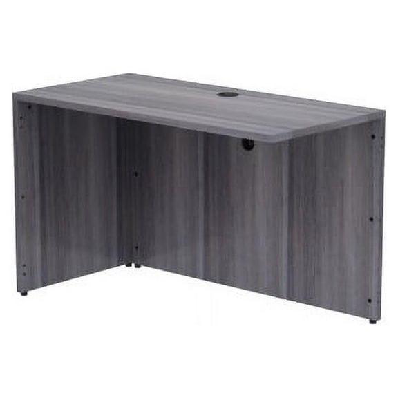 Lorell Weathered Charcoal Laminate Desking 48" x 24" x 29.5" , 1" Top - Material: Polyvinyl Chloride (PVC) Edge - Finish: Laminate Top, Weathered Charcoal Top
