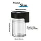thumbnail image 4 of Contenedor de almacenamiento sellado LED, 155ml de plástico y caja de vidrio, caja de medicina transparente esmerilada, tanque de almacenamiento H, 4 of 5